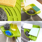 Versatile draining strainer for both kitchen sinks and wash basins.