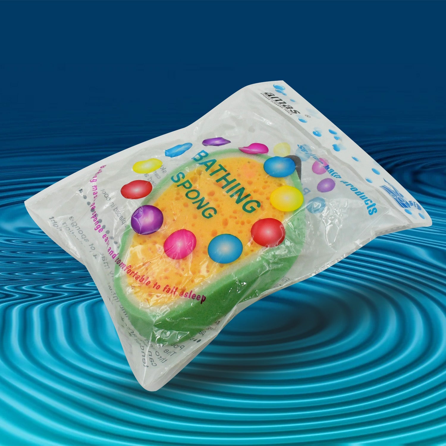 Mango Dish Sponge for effective kitchen and bathroom cleaning.