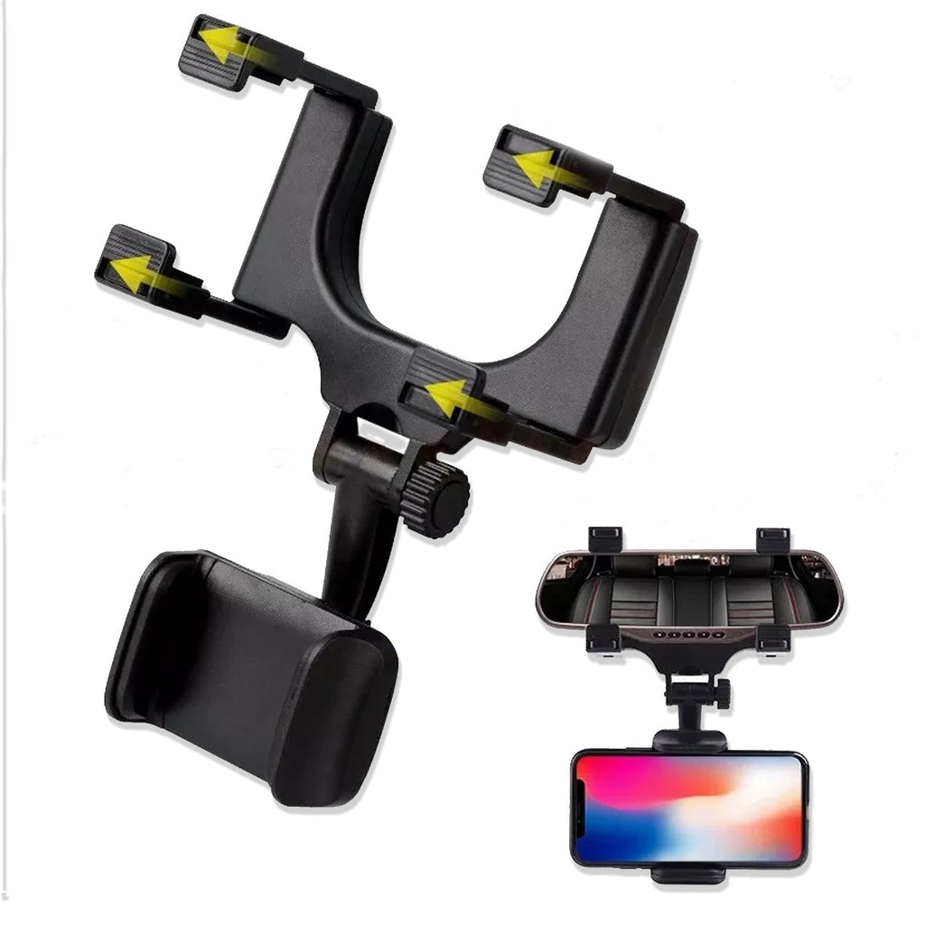 Side view of the mobile phone mount stand showing its flexible arm.