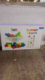 Fun party tower game set to improve hand-eye coordination