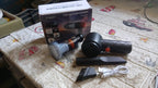 Car Vacuum Cleaner shown from an angle, highlighting its ergonomic design and wireless capability.
