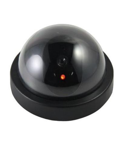 Wireless dummy security camera showing its easy-to-install mounting bracket.