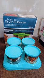Angled shot of the Mukhwas Dani Set, highlighting its aesthetic appeal and functionality as a dry fruit container.