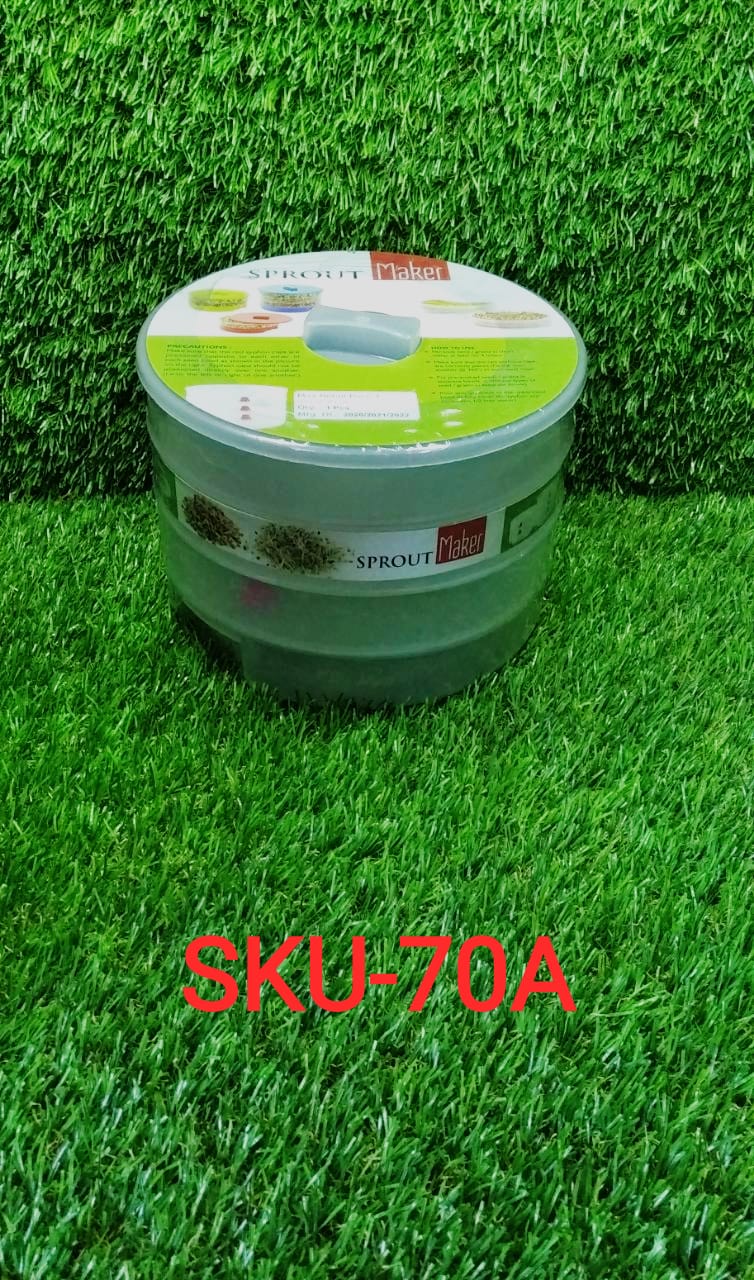 Sprout Maker 4 Layer with fully grown sprouts, showcasing successful healthy cultivation.