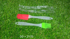 Durable silicone pastry brush and spatula suitable for both cooking and baking.