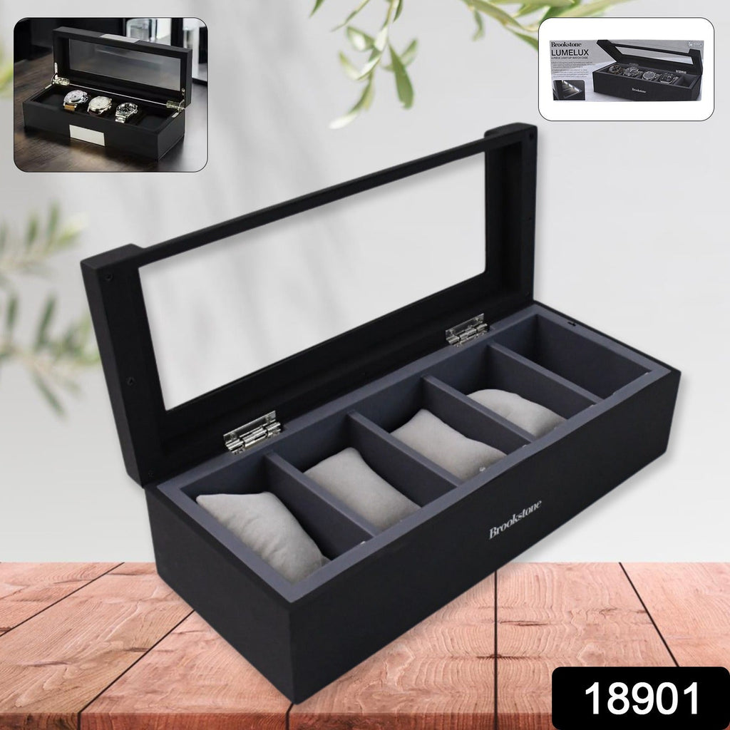 Jewellery storage box with earring plate and dedicated ring holder compartments