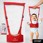 Close-up of adjustable straps on baby walking assistance harness