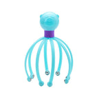 Rechargeable scalp massager with its unique octopus design for head comfort.