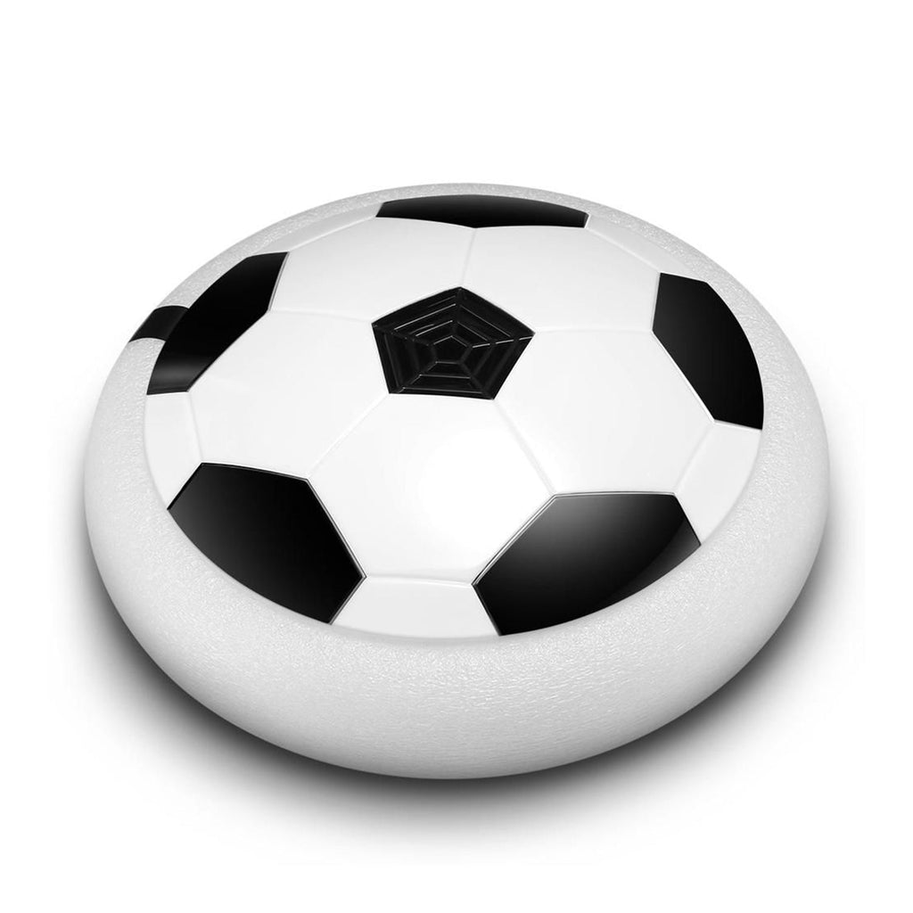 A vibrant Hover LED Ball in action, perfect for indoor games and developing children's motor skills.