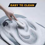Close-up showing soft velvet texture of the super absorbent bath mat