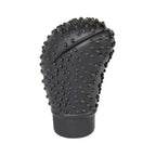 Soft, durable silicone gear shift knob protector for car interiors.