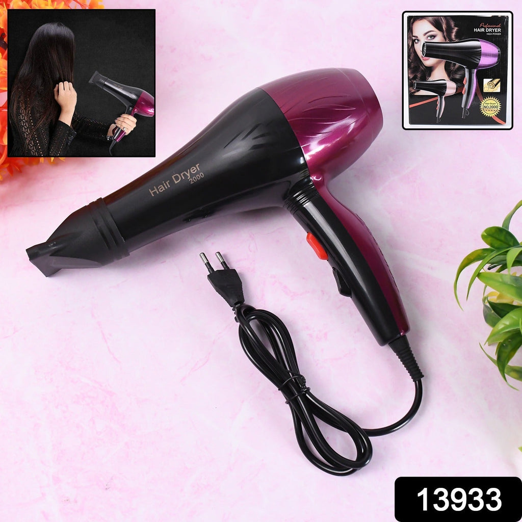 High power hair dryer showing airflow control and ergonomic handle