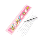 Office stationery set for daily tasks, including a ballpoint pen and safety scissors.