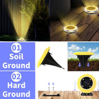 Detail of stainless steel solar ground light lampshell