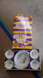 The complete 5-piece Pudding Cutlery Set on a white background.