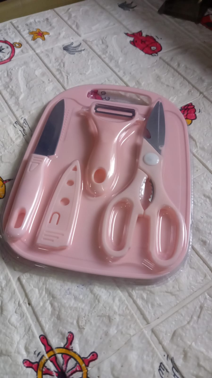 Complete 4-piece portable mini chopping board set for kitchen tasks.