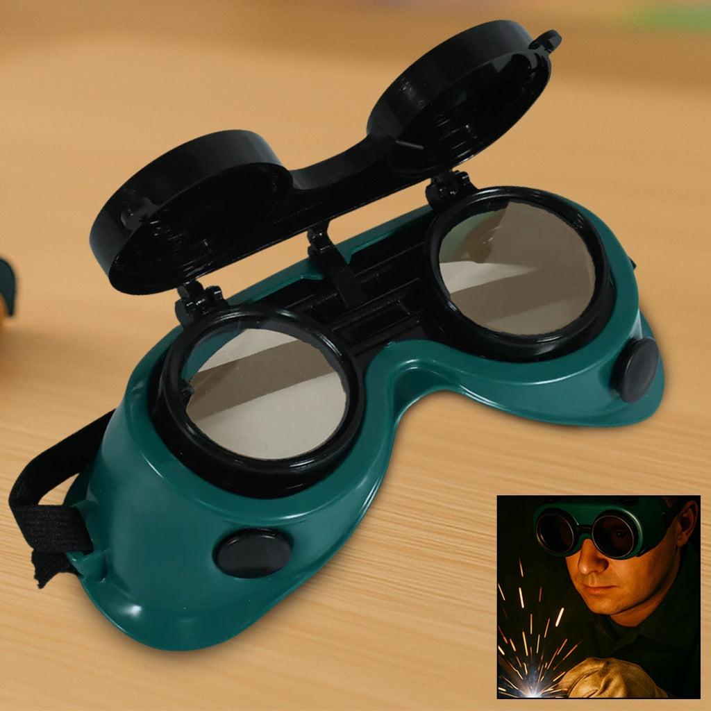 BoltForce Welding Goggles with flip-up tinted lenses