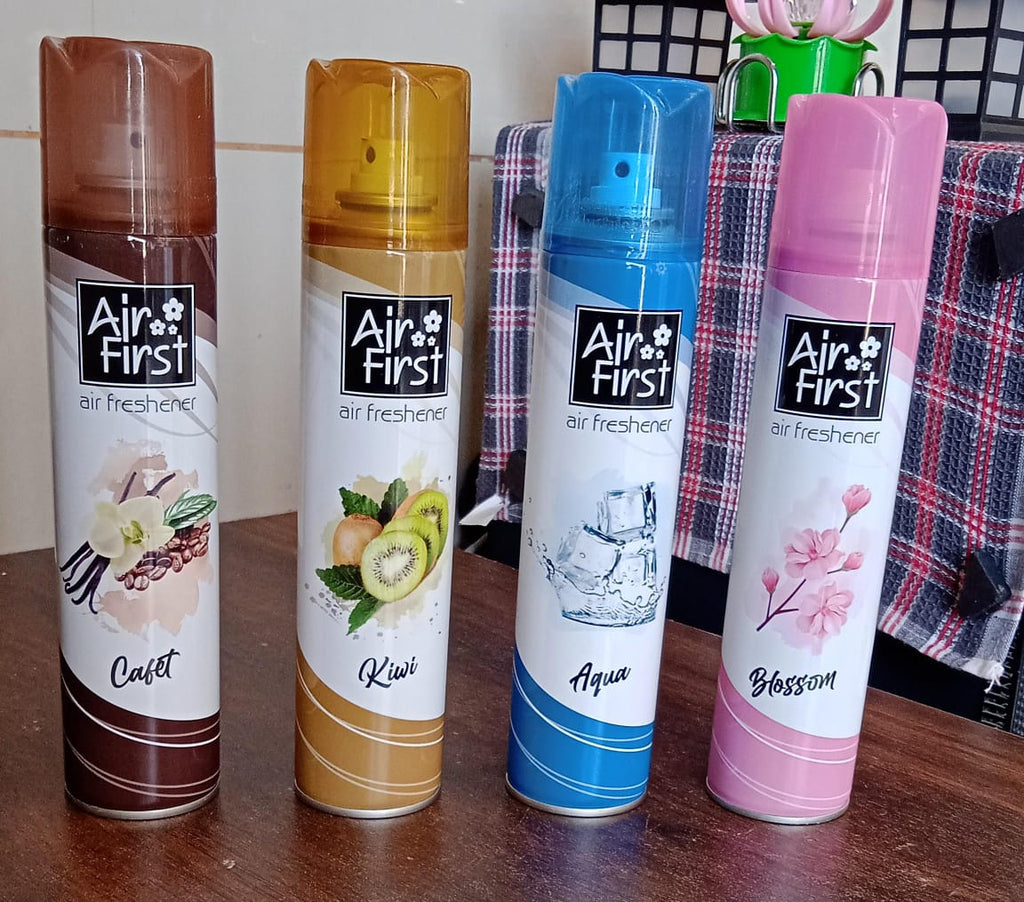 Assortment of  Air Freshener Spray bottles, ideal for multiple rooms or gifting.