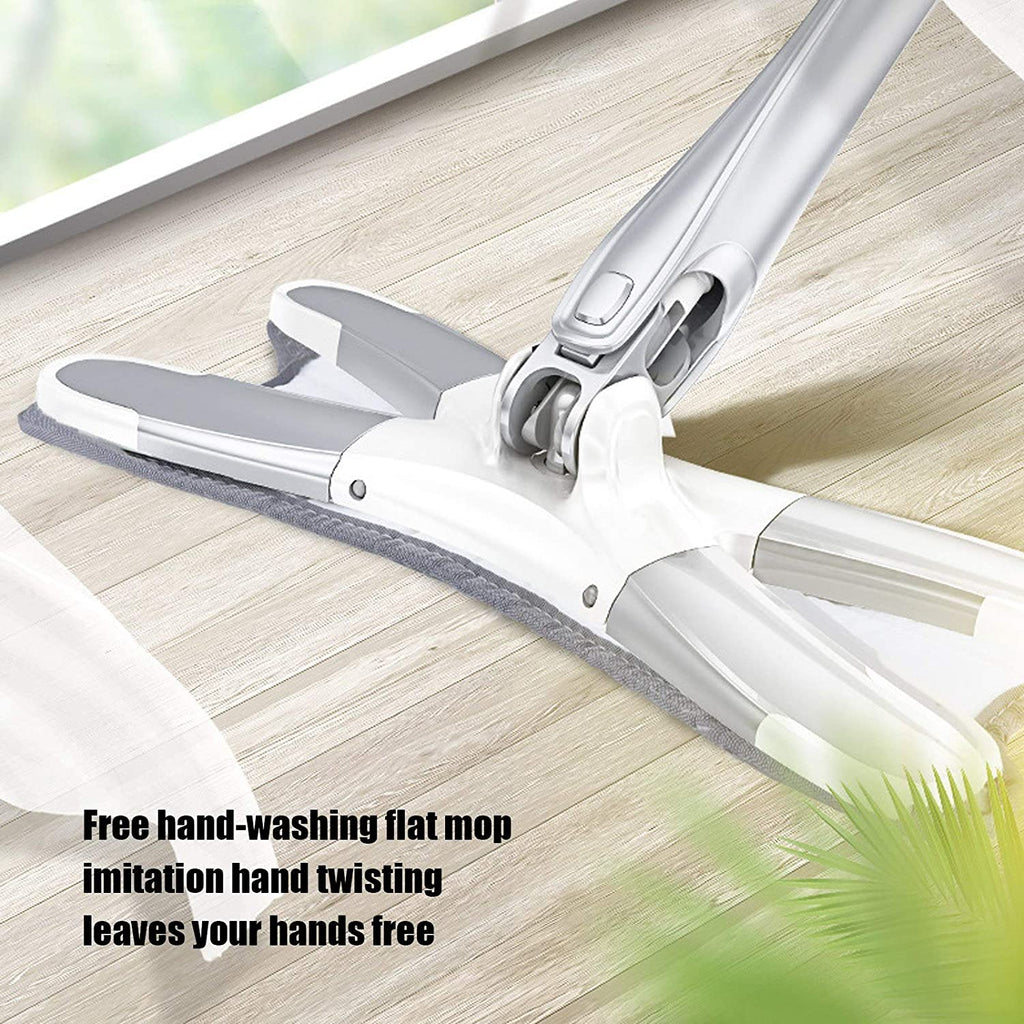 Super-absorbent microfiber mop pad, highlighting its texture and cleaning capability.