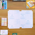 Transparent adhesive book cover sheet protecting a hardcover book