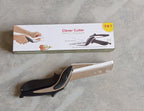 The multi-purpose clever cutter efficiently chopping greens for a fresh salad.