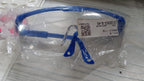 Durable safety goggles ideal for shooting range and laboratory work.