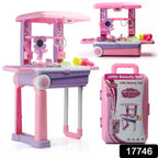 Assorted pretend play makeup and hair accessories from the kids beauty set.