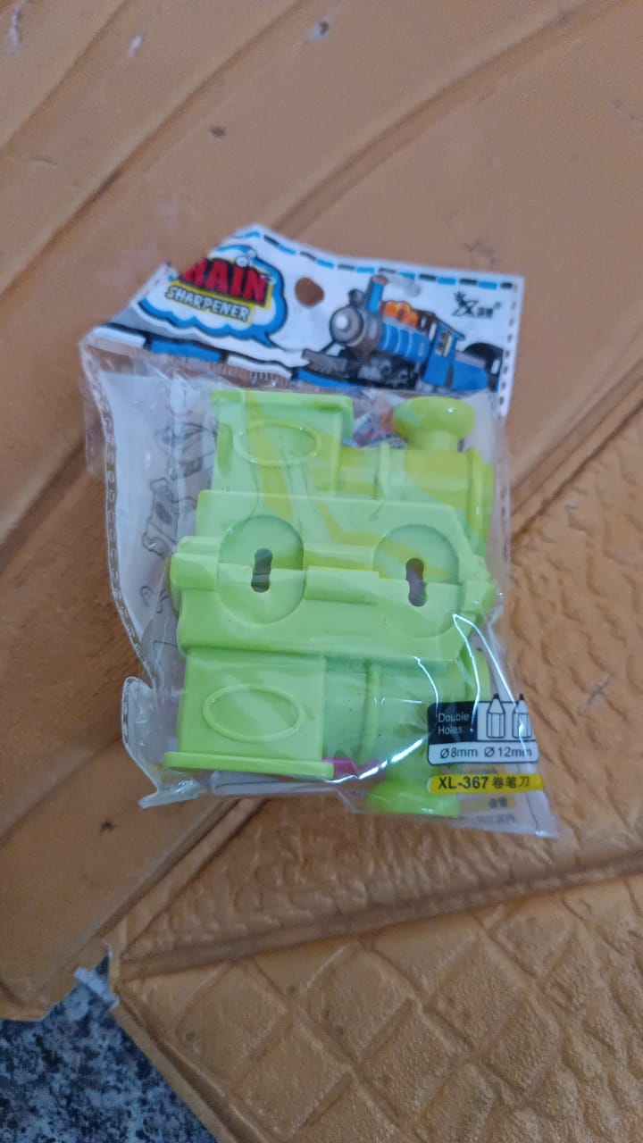 Additional view of colorful Thomas the Tank Engine pencil sharpener