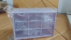 Multi-drawer transparent jewellery organizer with 9 sections