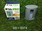 The complete 7-day pill organizer on a clean surface, ready for medication management.