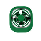 Lightweight portable fan, perfect for easy transport and outdoor use.