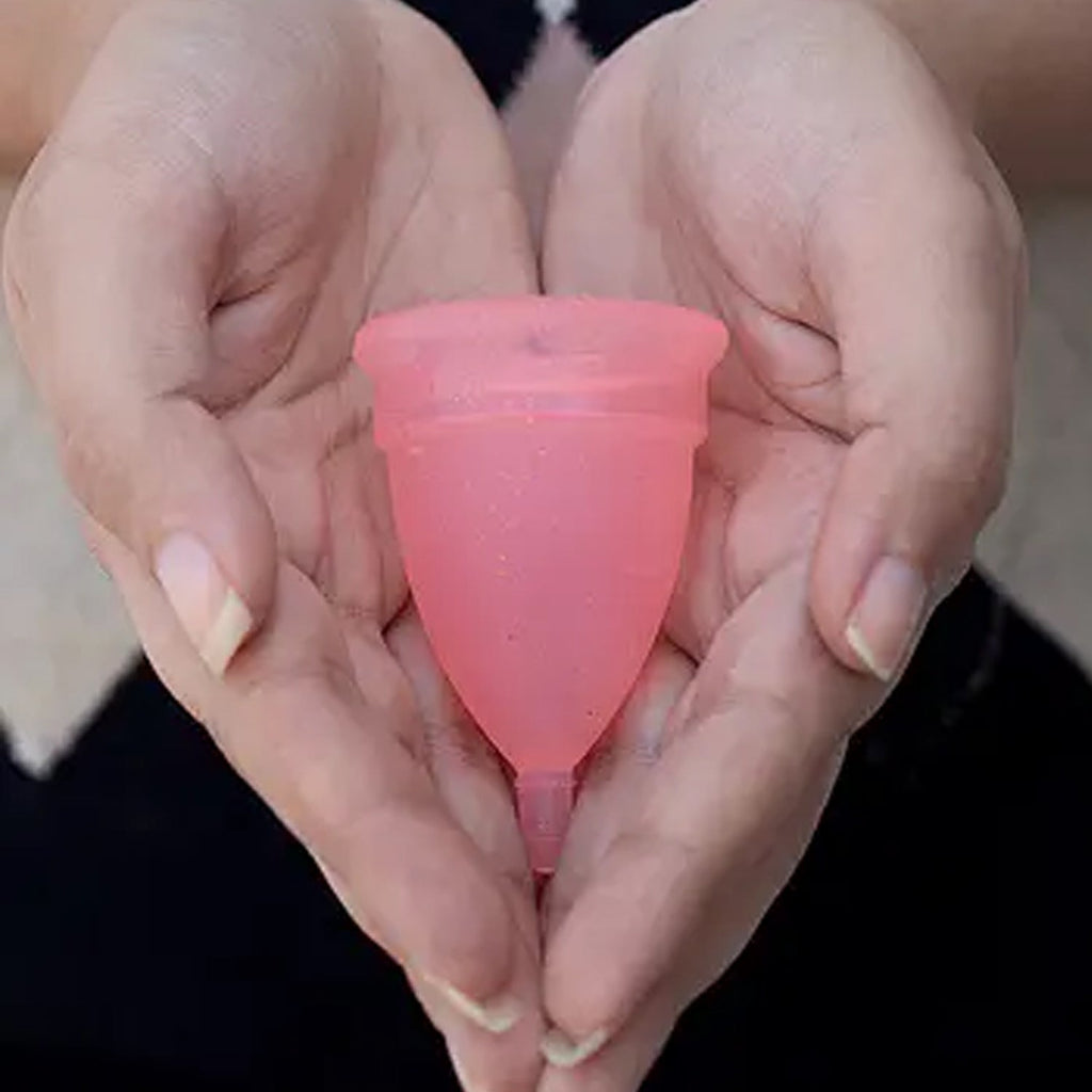 Soft silicone reusable menstrual cup for comfortable, eco-friendly periods.