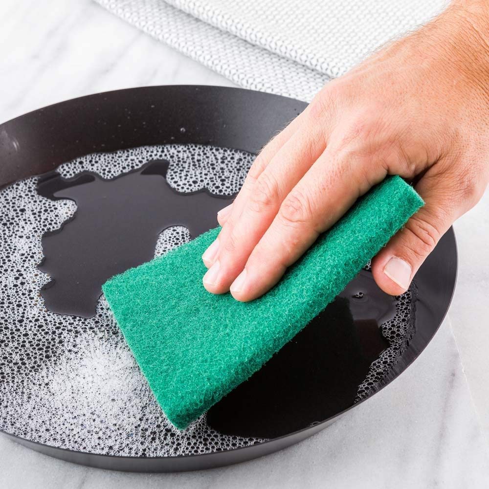 High-quality aqua green scrub sponge pads, durable for daily cleaning.