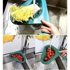 Functional and stylish swan-shaped kitchen sink strainer, enhancing hygiene.