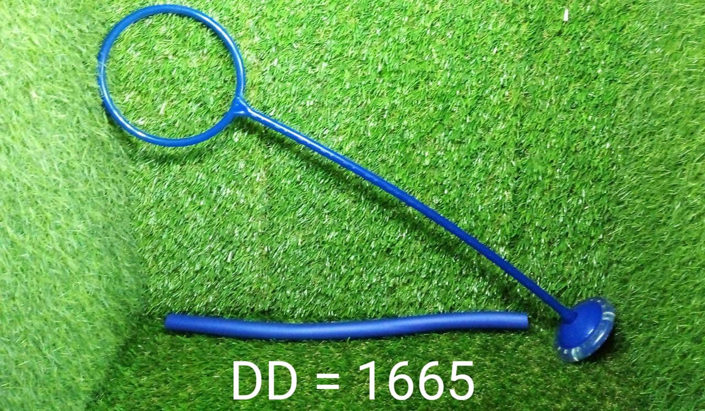 Packaging or close-up of the LED jumping ring's flashing wheel mechanism.