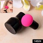 Professional beauty sponge puff featuring ergonomic handle