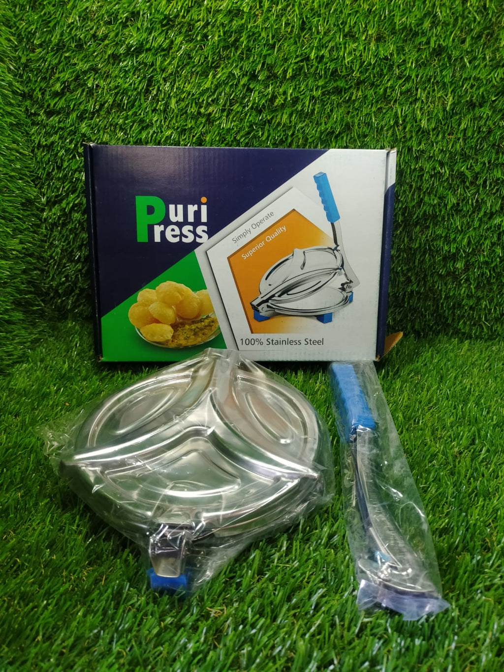 Indo Glow puri press, an essential kitchen tool for traditional Indian flatbreads.