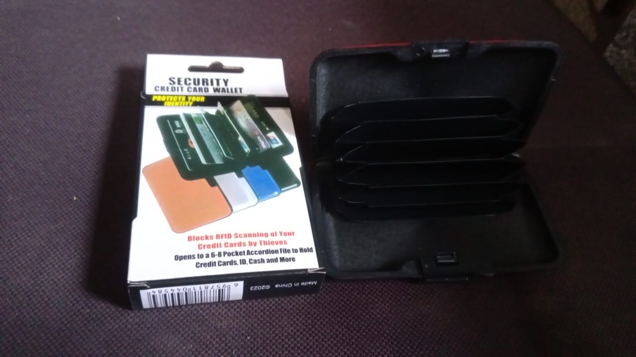 Multiple JourneyMate waterproof card holders neatly stacked, illustrating their compact and uniform design.