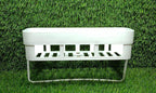 Durable wall-mounted rack showcasing its capacity for various items in a home.
