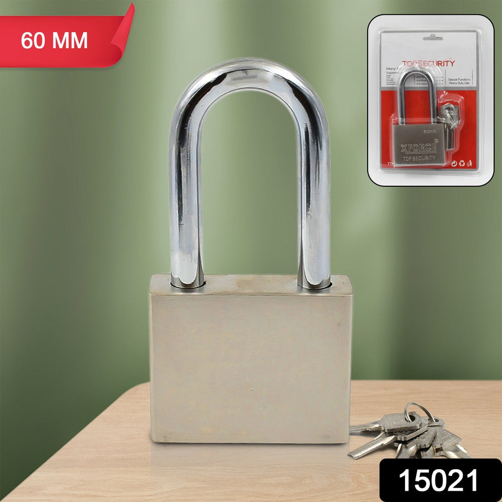 Close-up of the durable solid brass body of the Safelix padlock.
