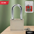Close-up of the durable solid brass body of the Safelix padlock.