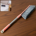 46 cm long handle cleaning brush with soft bristles for gentle dusting