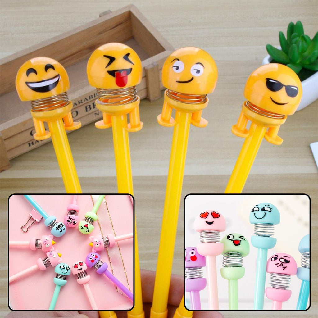 Fun emoji pen pencil set for kids, showcasing vibrant designs.