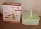 Multipurpose plastic storage containers suitable for kitchen and home use.