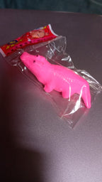 Variety pack of animal erasers, featuring different designs and bright colours.