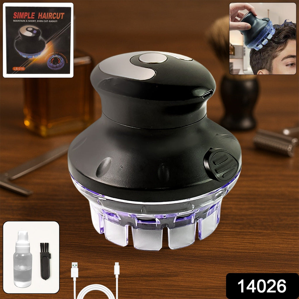 Electric hair cutting machine with USB rechargeable feature visible