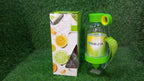 BPA-free fruit infuser water bottle with a secure twist-off bottom.