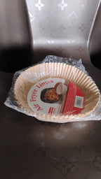 Different uses for disposable air fryer paper, including baking and microwave cooking.
