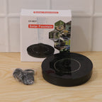 Fountain box packaging with solar panel and nozzles