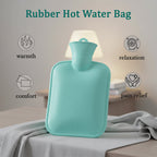 Comfortable heat therapy hot water bag sized 19 by 13 centimeters